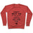 Virgin Teez  Pullover Crewneck Sweatshirt / x-small / Heathered Red CAN'T BEAT 'EM ON THE ICE CREWNECK SWEATSHIRT