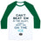 Virgin Teez  Baseball Tee Unisex Classic Baseball Tee / x-small / White/Dark Green CAN'T BEAT 'EM ON THE ICE UNISEX CLASSIC BASEBALL TEE