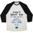Virgin Teez  Baseball Tee Unisex Tri-Blend Baseball Tee / small / Oatmeal / Black CAN'T BEAT 'EM ON THE ICE UNISEX TRI-BLEND BASEBALL TEE