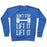 Virgin Teez  Pullover Crewneck Sweatshirt / x-small / Heathered Blue CAN'T STOP LIFT IT LIFT IT CREWNECK SWEATSHIRT