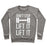 Virgin Teez  Pullover Crewneck Sweatshirt / x-small / Heathered Gray CAN'T STOP LIFT IT LIFT IT CREWNECK SWEATSHIRT