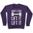 Virgin Teez  Pullover Crewneck Sweatshirt / x-small / Purple CAN'T STOP LIFT IT LIFT IT CREWNECK SWEATSHIRT