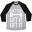 Virgin Teez  Baseball Tee Unisex Tri-Blend Baseball Tee / small / Athletic Gray / Black CAN'T STOP LIFT IT LIFT IT UNISEX TRI-BLEND BASEBALL TEE