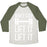Virgin Teez  Baseball Tee Unisex Tri-Blend Baseball Tee / small / Oatmeal / Moss CAN'T STOP LIFT IT LIFT IT UNISEX TRI-BLEND BASEBALL TEE