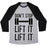 Virgin Teez  Baseball Tee Unisex Tri-Blend Baseball Tee / small / Athletic Gray / Black CAN'T STOP LIFT IT LIFT IT UNISEX TRI-BLEND BASEBALL TEE