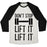 Virgin Teez  Baseball Tee Unisex Tri-Blend Baseball Tee / small / Oatmeal / Black CAN'T STOP LIFT IT LIFT IT UNISEX TRI-BLEND BASEBALL TEE