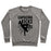 Virgin Teez  Pullover Crewneck Sweatshirt / x-small / Heathered Gray CAPOEIRA KICKS AXE CREWNECK SWEATSHIRT