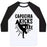 Virgin Teez  Baseball Tee Unisex Classic Baseball Tee / x-small / White/Black CAPOEIRA KICKS AXE UNISEX CLASSIC BASEBALL TEE