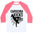 Virgin Teez  Baseball Tee Unisex Classic Baseball Tee / x-small / White/Neon Pink CAPOEIRA KICKS AXE UNISEX CLASSIC BASEBALL TEE