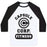 Virgin Teez  Baseball Tee Unisex Classic Baseball Tee / x-small / White/Black CAPSULE CORP. FITNESS UNISEX CLASSIC BASEBALL TEE