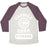 Virgin Teez  Baseball Tee Unisex Tri-Blend Baseball Tee / small / Oatmeal / Maroon CAPSULE CORP. FITNESS UNISEX TRI-BLEND BASEBALL TEE