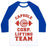 Virgin Teez  Baseball Tee Unisex Classic Baseball Tee / x-small / White/Blue CAPSULE CORP. LIFTING TEAM UNISEX CLASSIC BASEBALL TEE