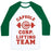 Virgin Teez  Baseball Tee Unisex Classic Baseball Tee / x-small / White/Dark Green CAPSULE CORP. LIFTING TEAM UNISEX CLASSIC BASEBALL TEE