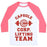 Virgin Teez  Baseball Tee Unisex Classic Baseball Tee / x-small / White/Neon Pink CAPSULE CORP. LIFTING TEAM UNISEX CLASSIC BASEBALL TEE