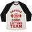 Virgin Teez  Baseball Tee Unisex Tri-Blend Baseball Tee / small / Oatmeal / Black CAPSULE CORP. LIFTING TEAM UNISEX TRI-BLEND BASEBALL TEE