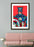 LUVD Framed Art Prints 8" x 11" / Black Captain America  Frame
