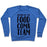 Virgin Teez  Pullover Crewneck Sweatshirt / x-small / Heathered Blue CAPTAIN OF THE FOOD COMA TEAM CREWNECK SWEATSHIRT
