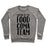 Virgin Teez  Pullover Crewneck Sweatshirt / x-small / Heathered Gray CAPTAIN OF THE FOOD COMA TEAM CREWNECK SWEATSHIRT