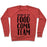 Virgin Teez  Pullover Crewneck Sweatshirt / x-small / Heathered Red CAPTAIN OF THE FOOD COMA TEAM CREWNECK SWEATSHIRT