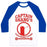 Virgin Teez  Baseball Tee Unisex Classic Baseball Tee / x-small / White/Blue CAPTAIN SHANG'S TRAINING CAMP UNISEX CLASSIC BASEBALL TEE
