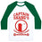 Virgin Teez  Baseball Tee Unisex Classic Baseball Tee / x-small / White/Dark Green CAPTAIN SHANG'S TRAINING CAMP UNISEX CLASSIC BASEBALL TEE