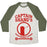 Virgin Teez  Baseball Tee Unisex Tri-Blend Baseball Tee / small / Oatmeal / Moss CAPTAIN SHANG'S TRAINING CAMP UNISEX TRI-BLEND BASEBALL TEE