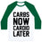 Virgin Teez  Baseball Tee Unisex Classic Baseball Tee / x-small / White/Dark Green CARBS NOW CARDIO LATER UNISEX CLASSIC BASEBALL TEE