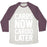 Virgin Teez  Baseball Tee Unisex Tri-Blend Baseball Tee / small / Oatmeal / Maroon CARBS NOW CARDIO LATER WHITE PRINT UNISEX TRI-BLEND BASEBALL TEE