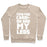 Virgin Teez  Pullover Crewneck Sweatshirt / x-small / Heathered Oatmeal CARDI-OH GOD MY LEGS CREWNECK SWEATSHIRT