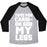 Virgin Teez  Baseball Tee Unisex Tri-Blend Baseball Tee / small / Athletic Gray / Black CARDI-OH GOD MY LEGS UNISEX TRI-BLEND BASEBALL TEE