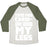 Virgin Teez  Baseball Tee Unisex Tri-Blend Baseball Tee / small / Oatmeal / Moss CARDI-OH GOD MY LEGS UNISEX TRI-BLEND BASEBALL TEE