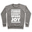 Virgin Teez  Pullover Crewneck Sweatshirt / x-small / Heathered Gray CARDIO DOESN'T SPARK JOY CREWNECK SWEATSHIRT