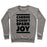 Virgin Teez  Pullover Crewneck Sweatshirt / x-small / Heathered Gray CARDIO DOESN'T SPARK JOY CREWNECK SWEATSHIRT
