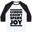 Virgin Teez  Baseball Tee Unisex Classic Baseball Tee / x-small / White/Black CARDIO DOESN'T SPARK JOY UNISEX CLASSIC BASEBALL TEE