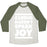 Virgin Teez  Baseball Tee Unisex Tri-Blend Baseball Tee / small / Oatmeal / Moss CARDIO DOESN'T SPARK JOY UNISEX TRI-BLEND BASEBALL TEE