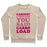 Virgin Teez  Pullover Crewneck Sweatshirt / x-small / Heathered Oatmeal CARDIO I THOUGHT YOU SAID CARBO LOAD CREWNECK SWEATSHIRT