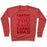 Virgin Teez  Pullover Crewneck Sweatshirt / x-small / Heathered Red CARDIO I THOUGHT YOU SAID CARBO LOAD CREWNECK SWEATSHIRT