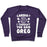 Virgin Teez  Pullover Crewneck Sweatshirt / x-small / Purple CARDIO? I THOUGHT YOU SAID OREO CREWNECK SWEATSHIRT