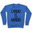 Virgin Teez  Pullover Crewneck Sweatshirt / x-small / Heathered Blue CARDIO IS HARDIO CREWNECK SWEATSHIRT