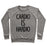 Virgin Teez  Pullover Crewneck Sweatshirt / x-small / Heathered Gray CARDIO IS HARDIO CREWNECK SWEATSHIRT