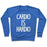 Virgin Teez  Pullover Crewneck Sweatshirt / x-small / Heathered Blue CARDIO IS HARDIO CREWNECK SWEATSHIRT