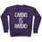 Virgin Teez  Pullover Crewneck Sweatshirt / x-small / Purple CARDIO IS HARDIO CREWNECK SWEATSHIRT