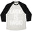 Virgin Teez  Baseball Tee Unisex Tri-Blend Baseball Tee / small / Oatmeal / Black CARDIO IS HARDIO UNISEX TRI-BLEND BASEBALL TEE