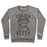 Virgin Teez  Pullover Crewneck Sweatshirt / x-small / Heathered Gray CARDIO KITTY CREWNECK SWEATSHIRT
