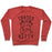 Virgin Teez  Pullover Crewneck Sweatshirt / x-small / Heathered Red CARDIO KITTY CREWNECK SWEATSHIRT