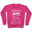 Virgin Teez  Pullover Crewneck Sweatshirt / x-small / Deep Pink CARDIO KITTY CREWNECK SWEATSHIRT