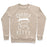 Virgin Teez  Pullover Crewneck Sweatshirt / x-small / Heathered Oatmeal CARDIO KITTY CREWNECK SWEATSHIRT