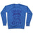 Virgin Teez  Pullover Crewneck Sweatshirt / x-small / Heathered Blue CARDIO KITTY CREWNECK SWEATSHIRT