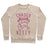 Virgin Teez  Pullover Crewneck Sweatshirt / x-small / Heathered Oatmeal CARDIO KITTY CREWNECK SWEATSHIRT