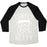 Virgin Teez  Baseball Tee Unisex Tri-Blend Baseball Tee / small / Oatmeal / Black CARDIO KITTY UNISEX TRI-BLEND BASEBALL TEE